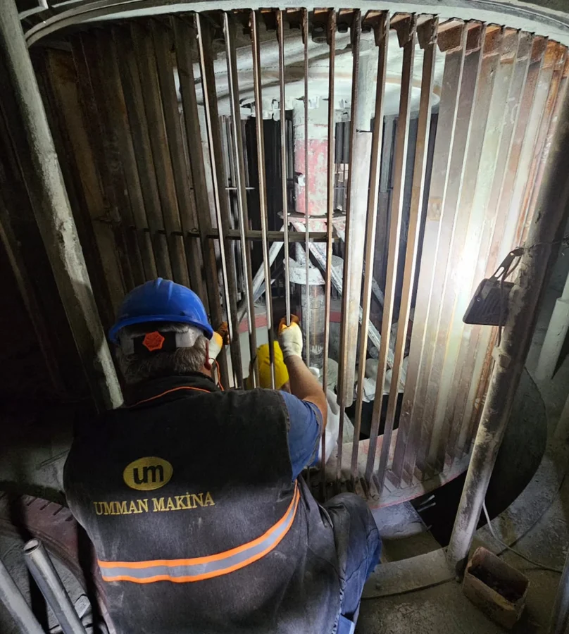 Dinamik Havalı Seperatör Kafesi ve Rotor Revizyonu
